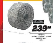 Hendok Bafana Double Strand Barbed Wire-270m