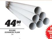 Round Downpipe Plain-3mEach