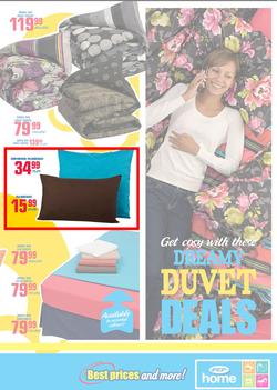 pep continental pillows