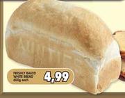 Freshly Baked White Bread-600g Each