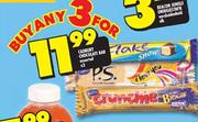 Cadbury Chocolate Bar Assorted-3's