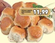 Freshly Baked Mini Scones-12's