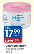 Johnson's Baby Aqueous Cream-350g
