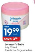 Johnson's Baby Jelly-325ml, Scented Or Fragrance Free