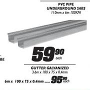 Gutter Galvanized-Each