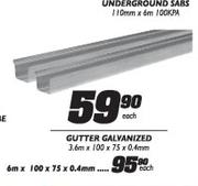 Gutter Galvanized-Each