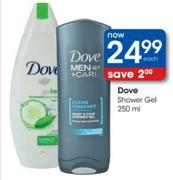 Dove Shower Gel-250ml Each 