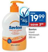 Savlon Liquid Handwash-250ml Each