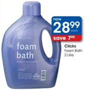 Clicks Foam Bath-2Ltr Each