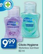Clicks Hygiene Waterless Sanitiser-50ml Each