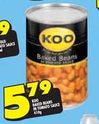 Koo Baked Beans In Tomato Sauce-410g 