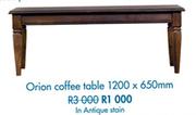 Orion Coffee Table-1200 x 650mm