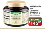Multivitamin Plus Cod Liver & Vitamin C Capsules-365's