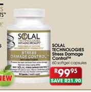 Solal Technologies Stress Damage Control Softgel Capsules-60's