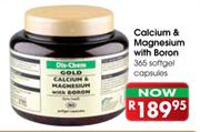 Calcium & Magnesium with Boron Softgel Capsules-365's