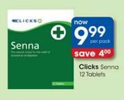 Clicks Senna Tablets-12 per pack