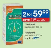 Gelacid Suspension-2 x 200ml
