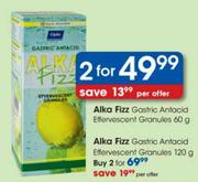 Alka Fizz Gastric Antacid Effervescent Granules-2 x 120g