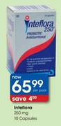 Inteflora 250mg Capsules-10 per pack