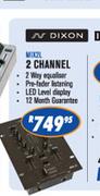 N-Dixon DJ Mixers 2 Channel