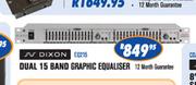 N-Dixon Dual 15 Band Graphic Equaliser