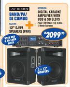 N-Dixon Band/PA/DJ Combo 12" DJ/PA Speakers
