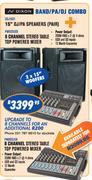 N-Dixon Band/PA/DJ Combo 2 x 15" DJ/PA Speakers(Pair) 