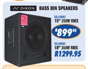 dixon 18 inch speakers