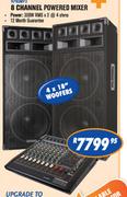 N-Dixon Band/PA/DJ Combo Dual 4 x 18" DJ/PA Speakers