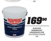 Plascon Paramount Household PVA (White/Peach/Cream) - 20 Ltr