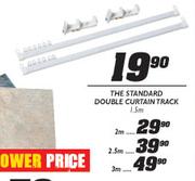 The Standard Double Curtain Track - 3m