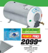 Gap Horizontal Geyser-150ltr
