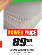 Rhino Ceiling Board-6.4mmx1.2mx3m