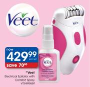 Veet Electrical Epilator With Comfort Spray-VTSH8906ER