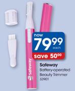 Safeway Battery-Operated Beauty Trimmer-S3901