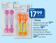 Clicks Spoon & Fork Set