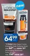 L'Oreal Men Expert Hydra Energetic Daily Purifying Wash-Each