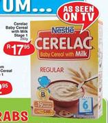 Nestle Cerelac Baby Cereal With Milk Stage 1-250g