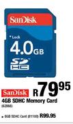 Sandisk 8GB SDHC Card