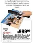 ION Copycat Scanner+2GB SDHC Memory Card