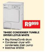 Condenser Tumble Dryer Lotus White-6kg