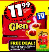 Glen Tagless Teabags-100's