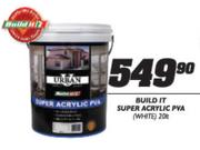 Build It Super Acrylic PVA White-20L