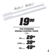 The Standard Double Curtain Track-2m