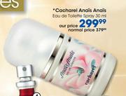 Cacharel Anais Anais Eau De Toilette Spray -30ml Each