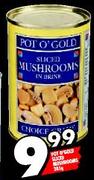 Pot o'gold Slked Mushrooms-275g