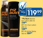 Piz Buin Spf 15 In Sun Lotion-200ml Each