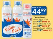 Techniblock Spf 40 Spray-75ml Each