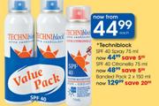 Techniblock Spf 40 Citronella-75ml Each