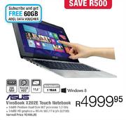 Asus Vivobook X202E Touch Notebook